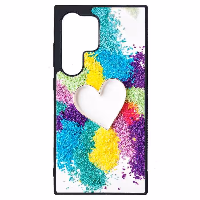 کاور طرح قلبی کد G-149 مناسب برای گوشی موبایل سامسونگ Galaxy S24 Ultra | دیجی قاب دونی
