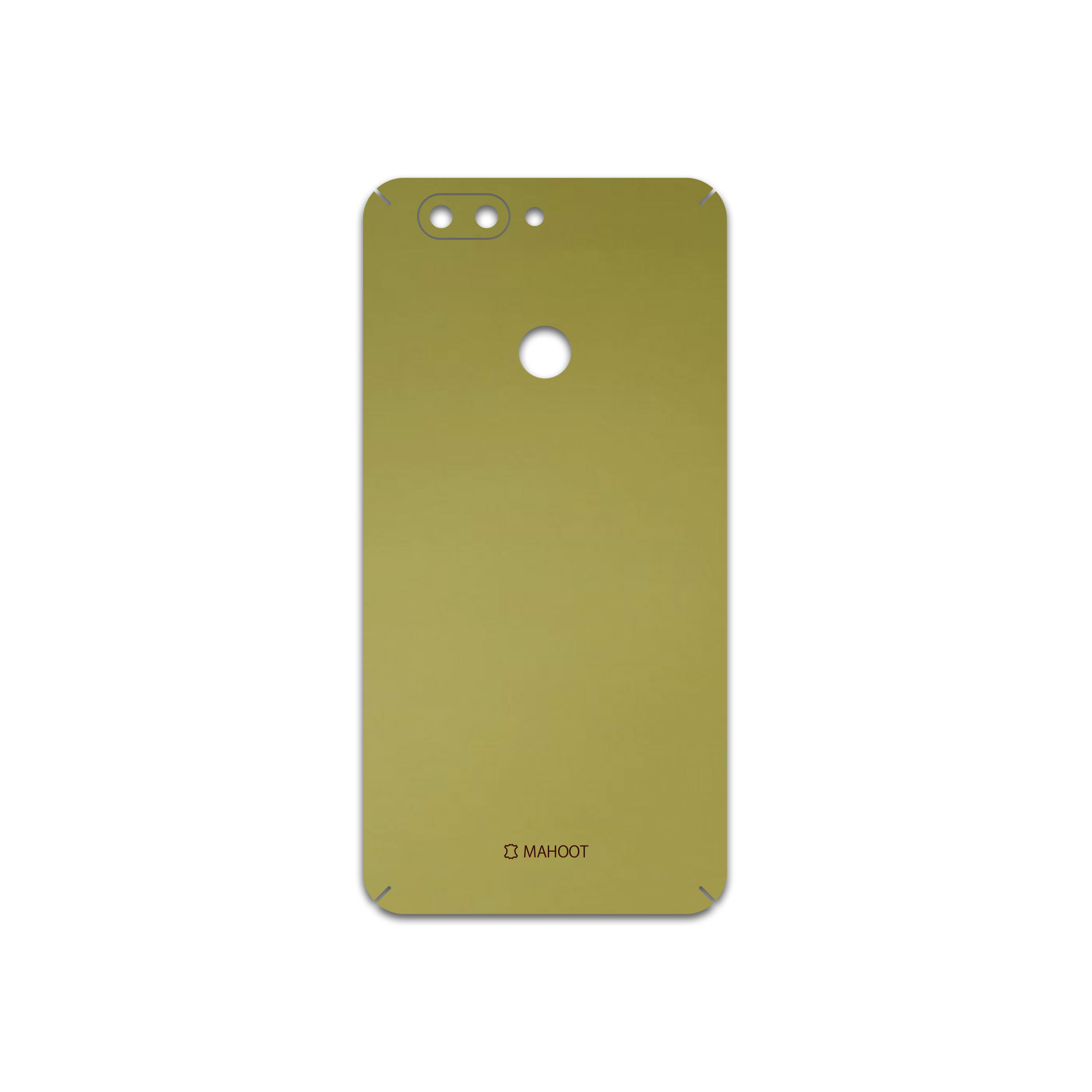 برچسب پوششی ماهوت مدل Matte-Gold مناسب برای گوشی موبایل الفون P8 Mini