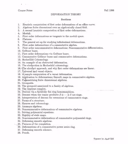 خرید و دانلود نسخه کامل کتاب Deformation theory