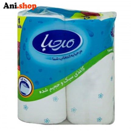 دستمال حوله ای 4 قلو آشپزخانه مرحبا کد N11