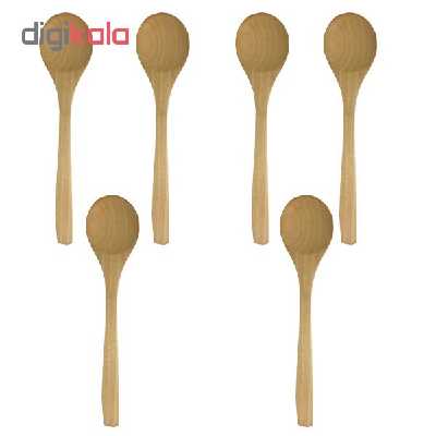 قاشق مدل Kw بسته 6 عددی