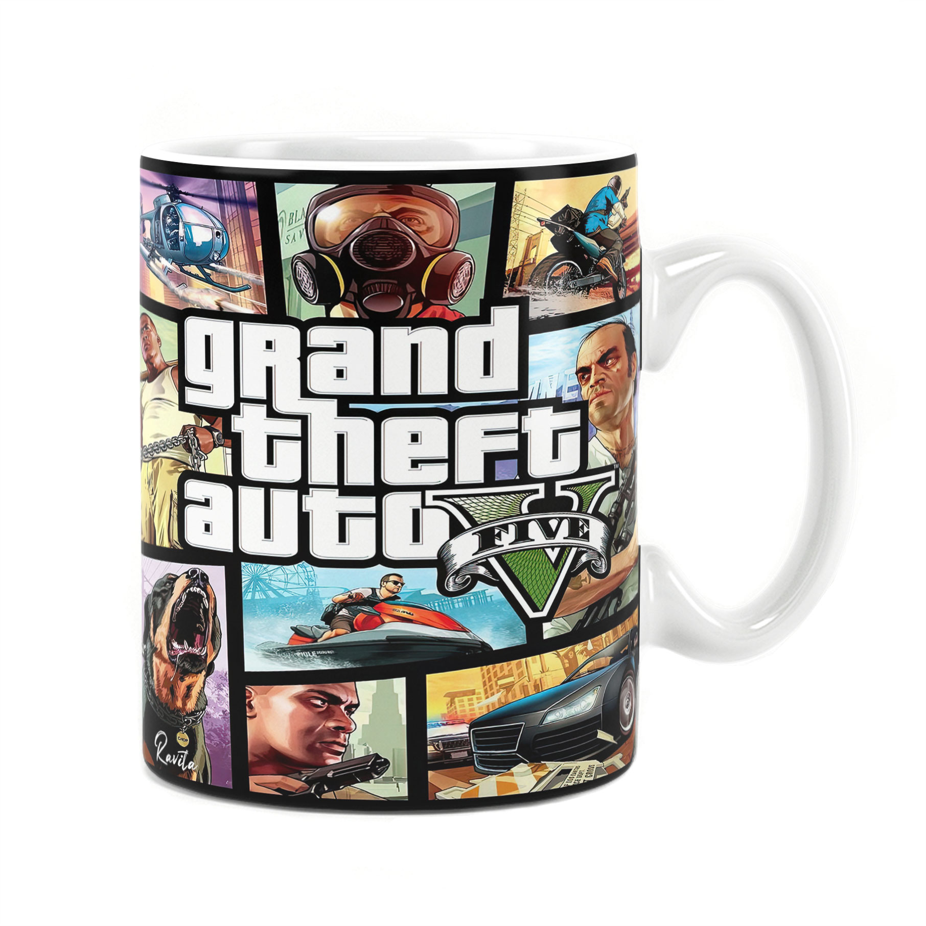 ماگ راویتا طرح GTA V کد 3664