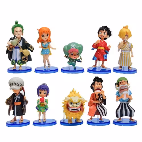 فیگور مدل وان پیس One Piece مجموعه 10 عددی
