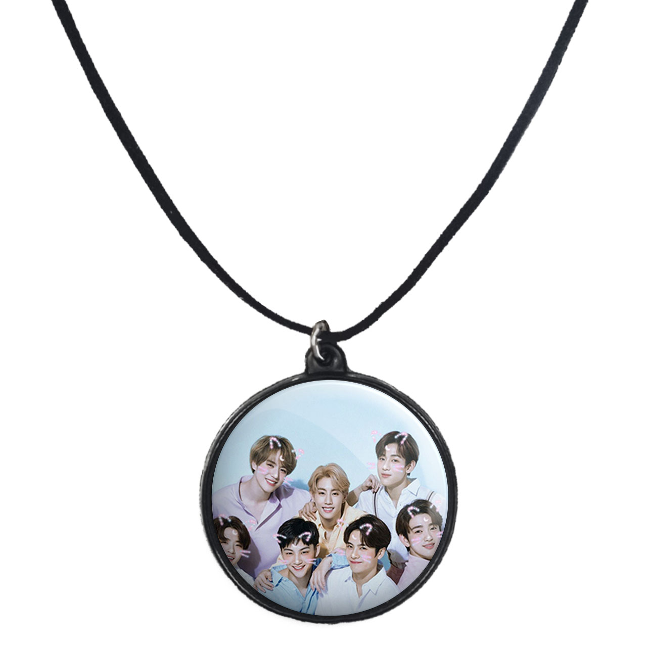 گردنبند پرمانه طرح GOT7 کد pmb.19109 مدل دو طرفه