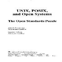 خرید و دانلود نسخه کامل کتاب UNIX, POSIX, and Open Systems: The Open Standards Puzzle