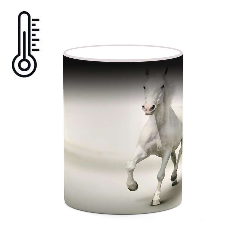 ماگ حرارتی کاکتی طرح اسب مدل mgh24343