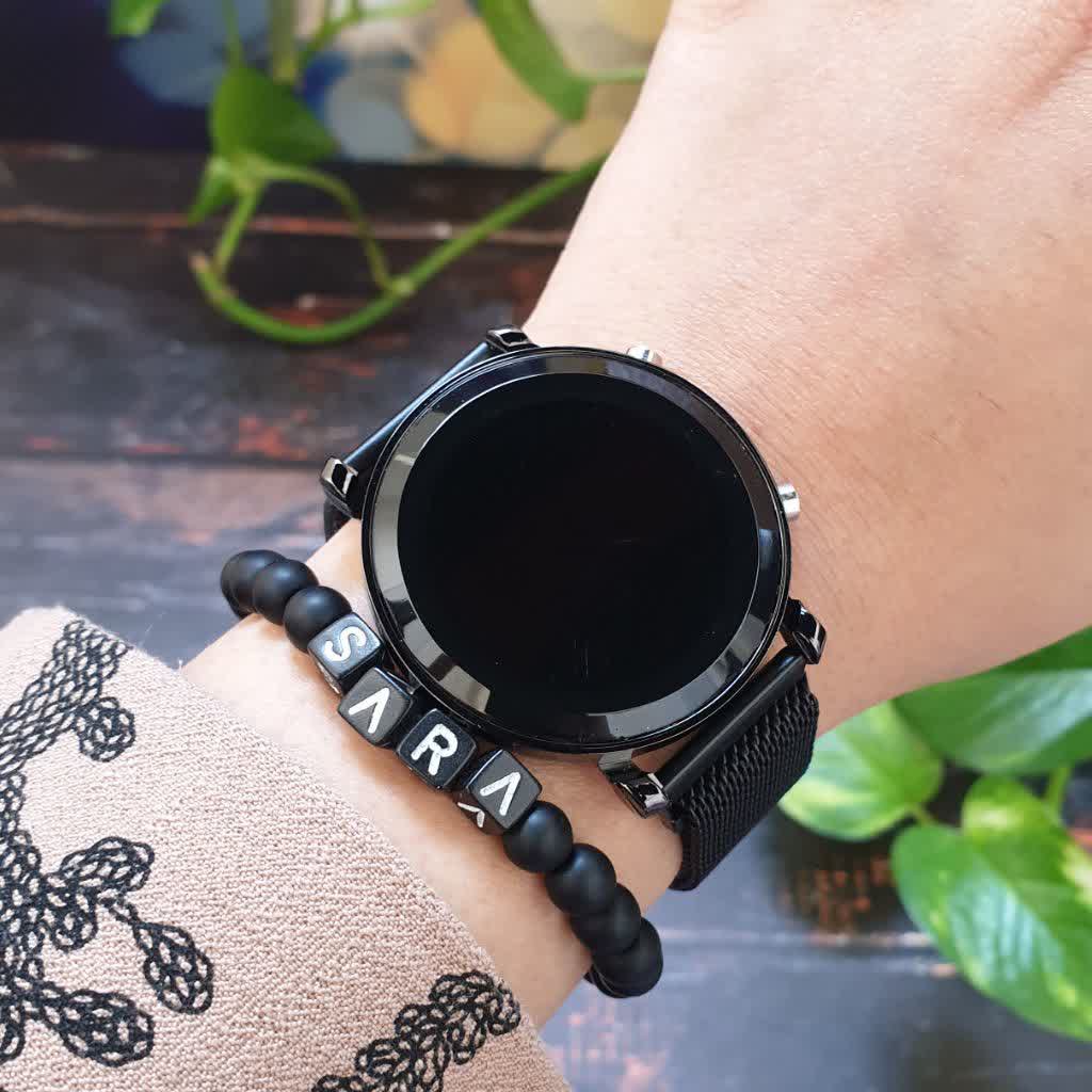 ساعت مچی ال ای دی قفل مغناطیسی  تنظیم راحت led 