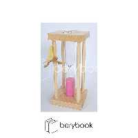 ساعت شنی / چوبی / مربع / 10 دقیقه ای