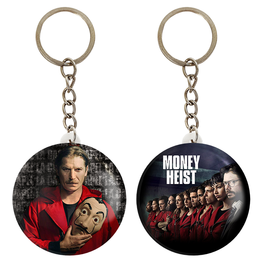 جاکلیدی خندالو مدل مارسلا سریال Money Heist کد 32233240 مجموعه 2 عددی