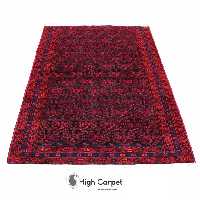 فرش دستبافت عشایری زنجان 3 متری نقشه افشان قرمز لاکی کد 0777