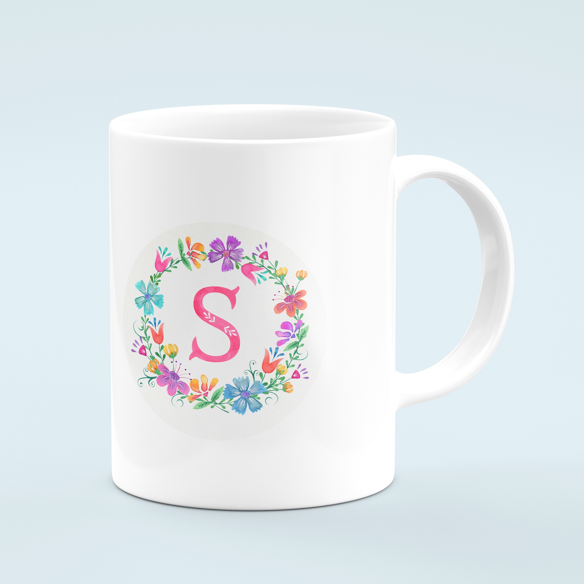 ماگ طرح حرف S مدل MU00019