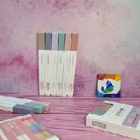 ماژیک هایلایتر زیشیا طرح مکعبی 6 رنگ پاستلی تیره