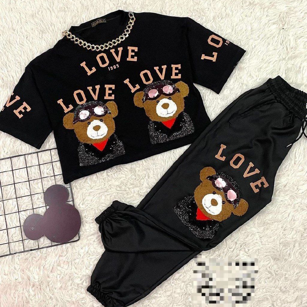 نیم تنه شلوار love