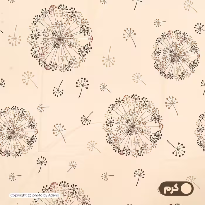 ملحفه آدنو مدل Dandelion کد IR119 یک نفره سایز 120x200 سانتی متر