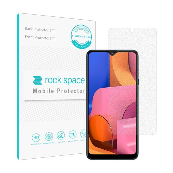 گلس سامسونگ A20s مدل نانو هیدروژل مات برند راک اسپیس کد S