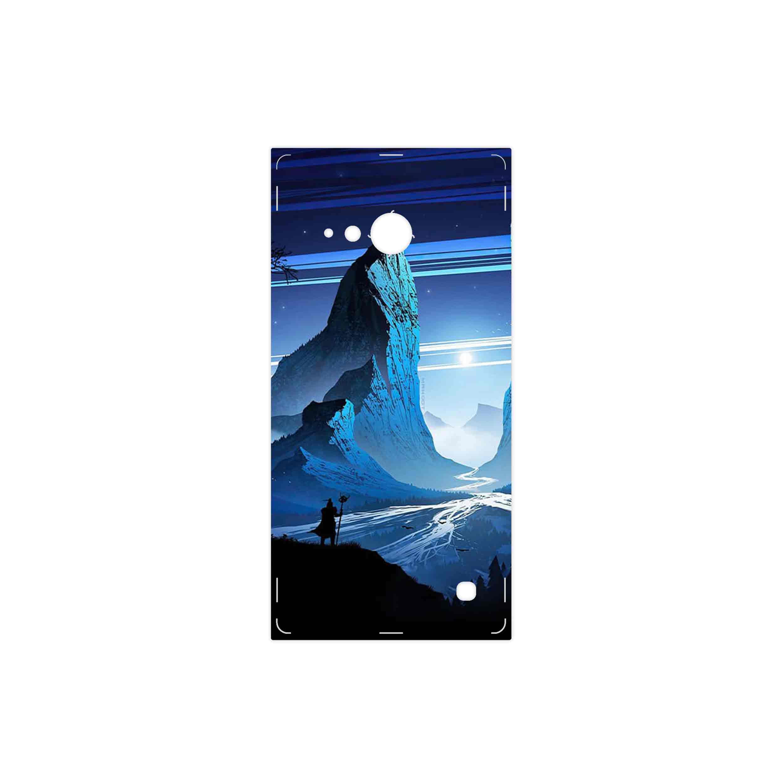 برچسب پوششی ماهوت مدل Blue Mountains Digital Art مناسب برای گوشی موبایل نوکیا Lumia 730