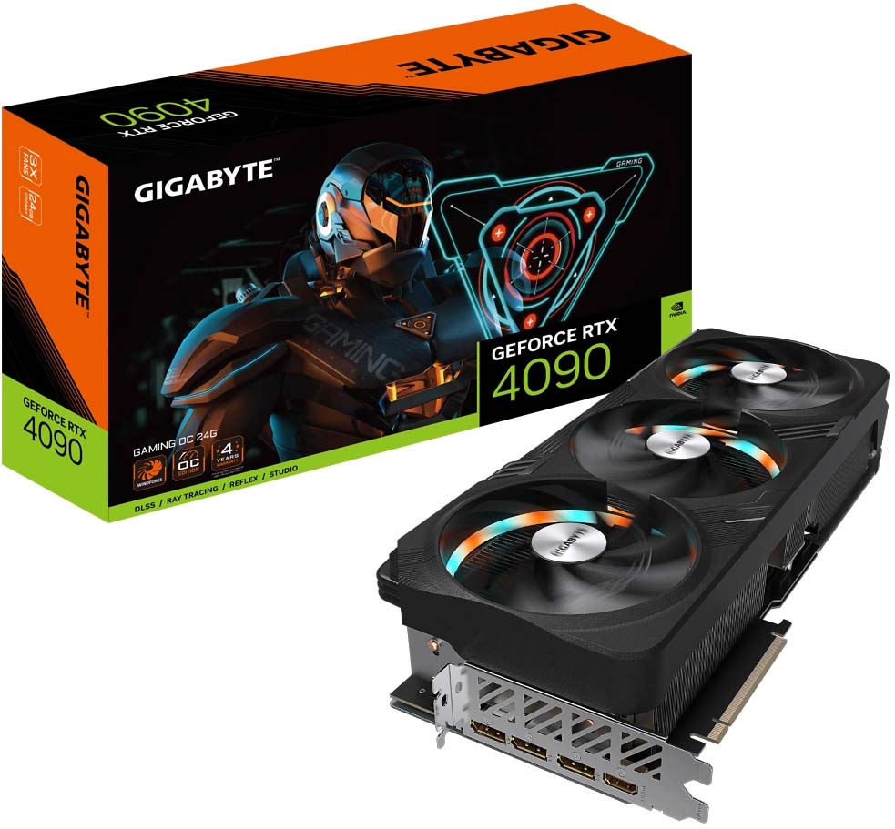 خرید کارت گرافیک گیگابایت Gigabyte GeForce RTX 4090 GAMING OC 24G با بهترین قیمت