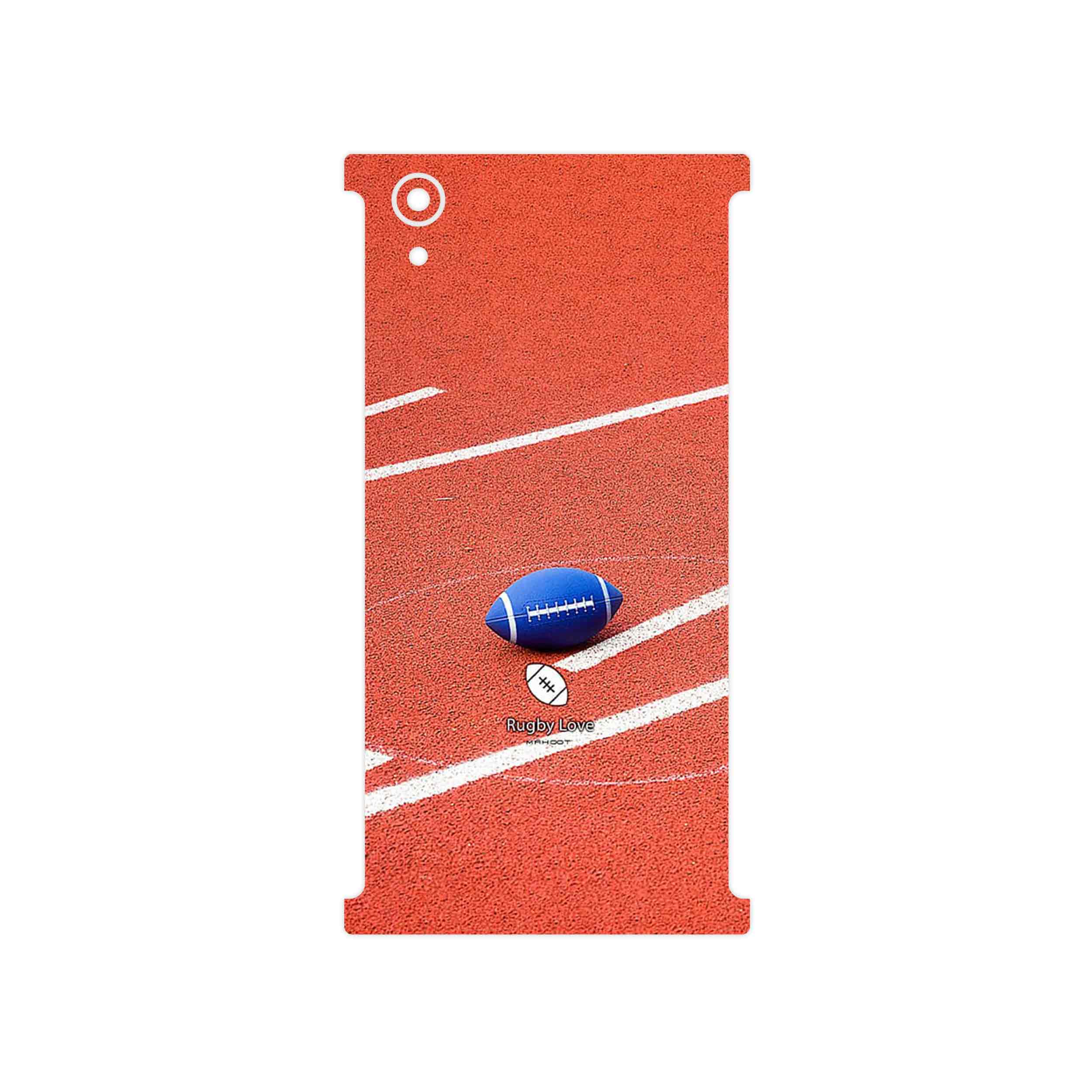 برچسب پوششی ماهوت مدل Rugby football مناسب برای گوشی موبایل سونی Xperia XA1 Plus