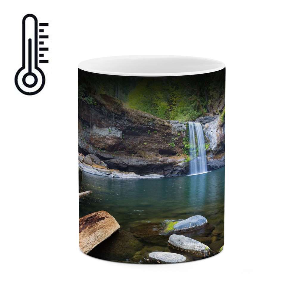 ماگ حرارتی طرح منظره رویایی و زیبا  مدل mgph14609