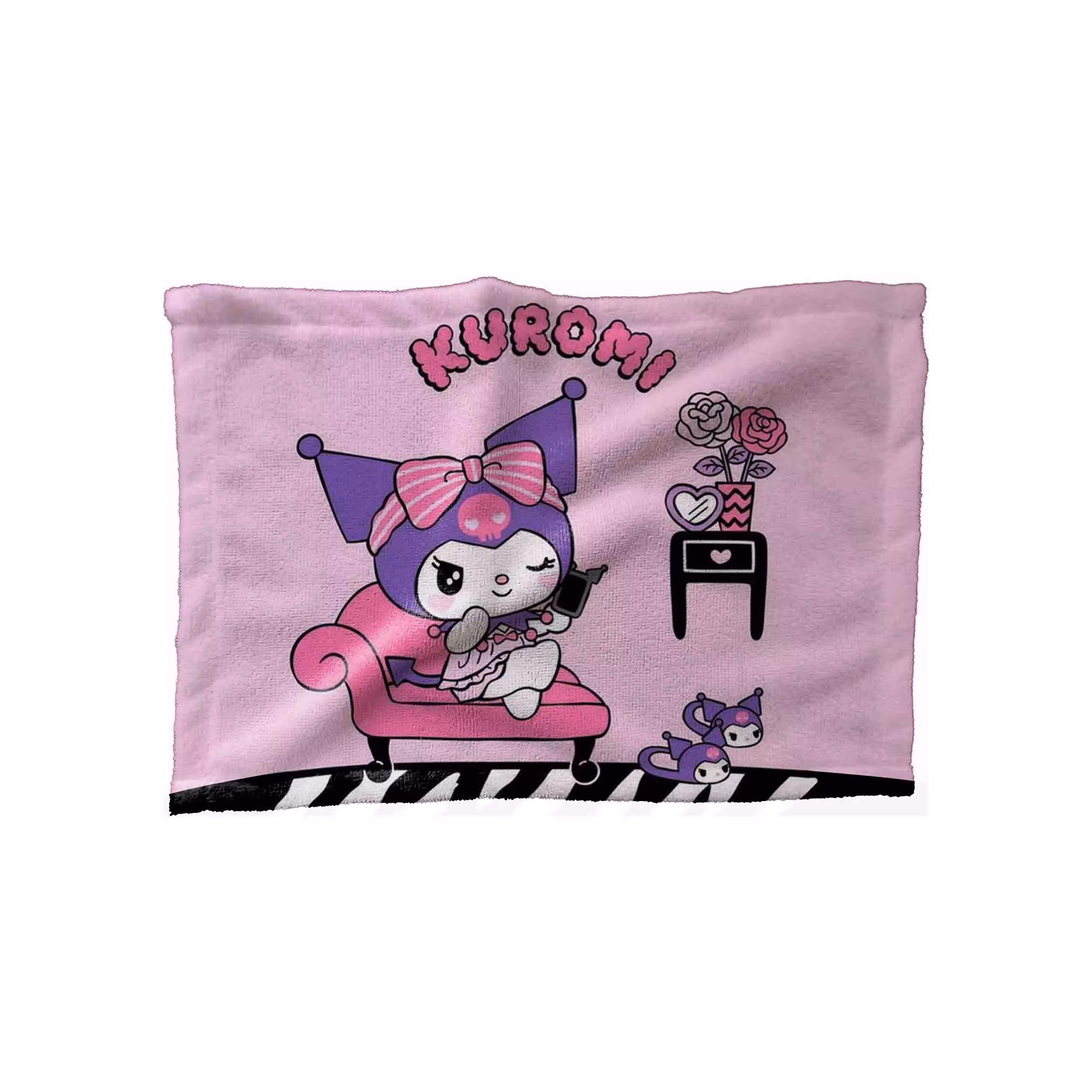 حوله کودک مدل کرومی کیوت کد Kuromi TW58 سایز 30x40 سانتی متر