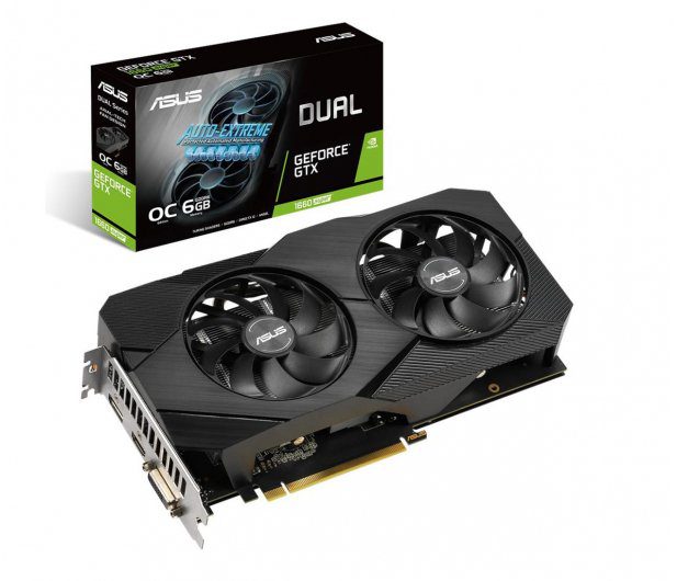 کارت گرافیک ایسوس DUAL-GTX1660S-O6G-EVO