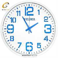 ساعت دیواری اورجینال ولدر PVC سفید| کد رفرنس 607