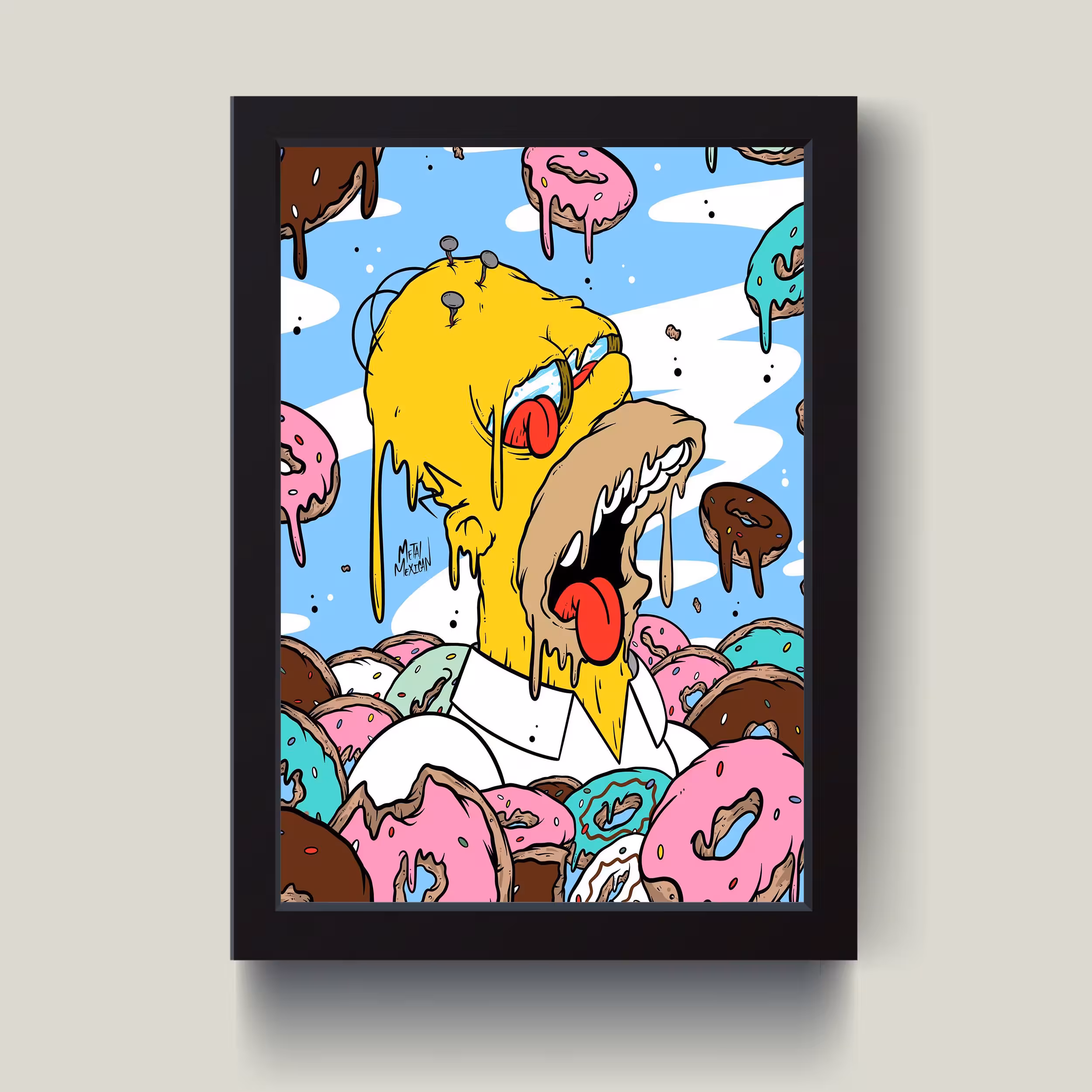 تابلو مدل دکوراتیو سیمپسون ها ُSimpsonsکدG6-35