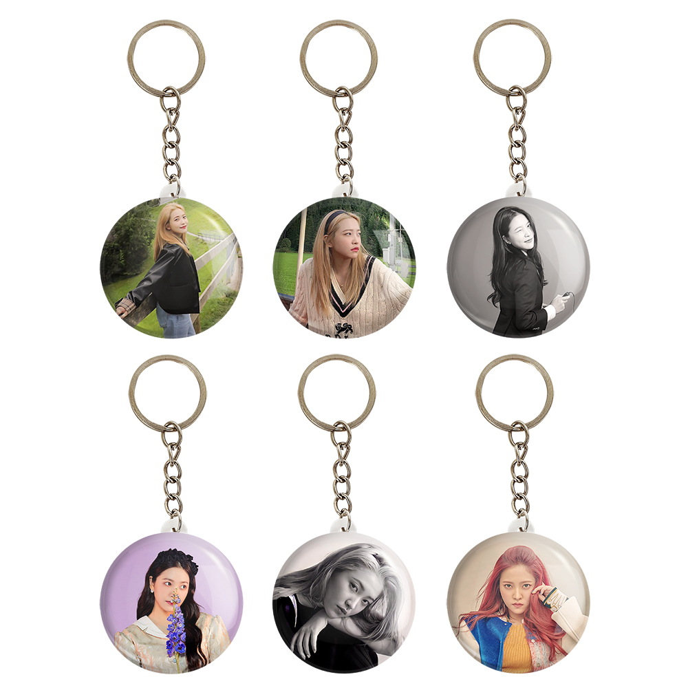 جاکلیدی خندالو مدل یری گروه رد ولوت Red Velvet کد 1135B مجموعه 6 عددی