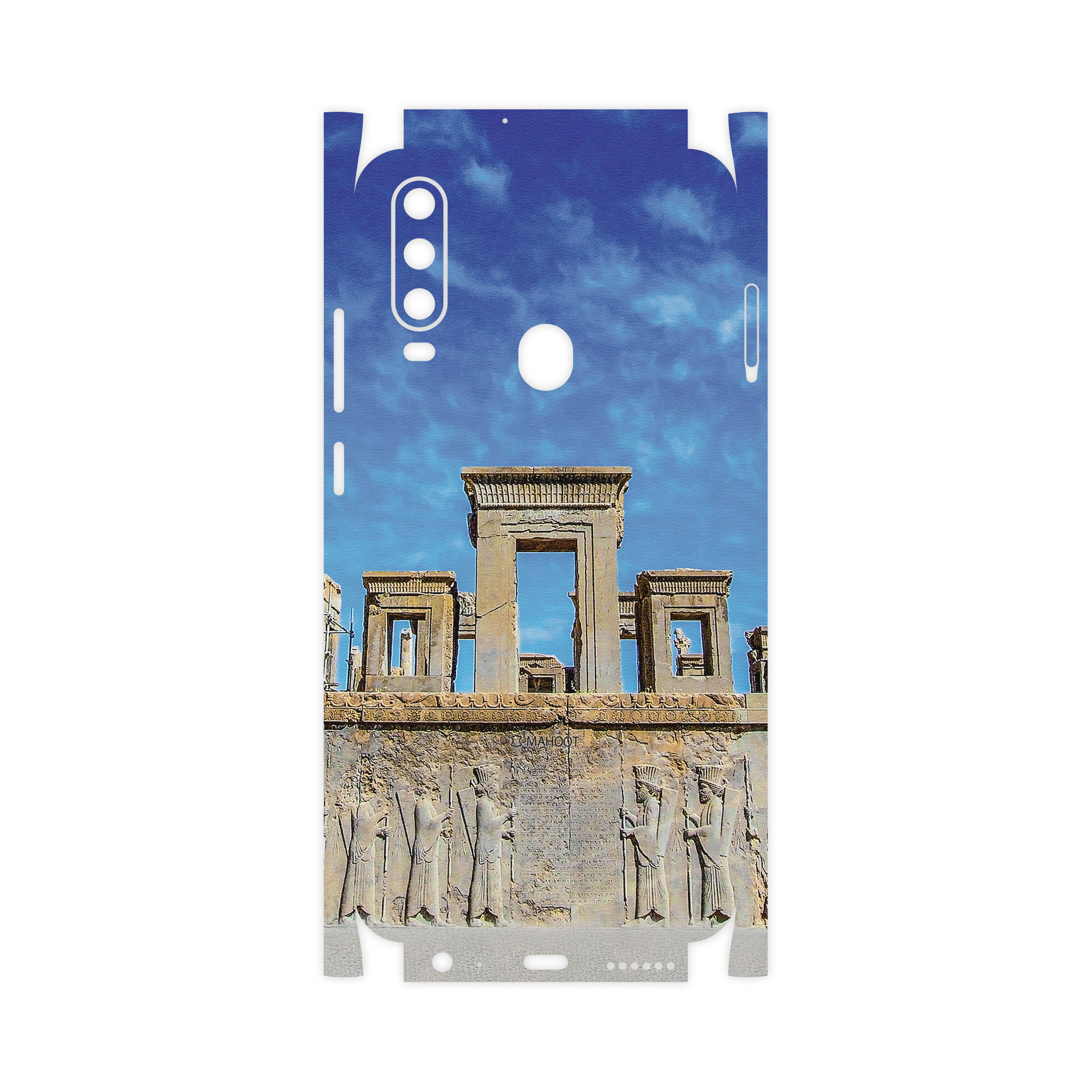 برچسب پوششی ماهوت مدل TAKHT-e-JAMSHID-FullSkin مناسب برای گوشی موبایل جی ال ایکس Shahin 2