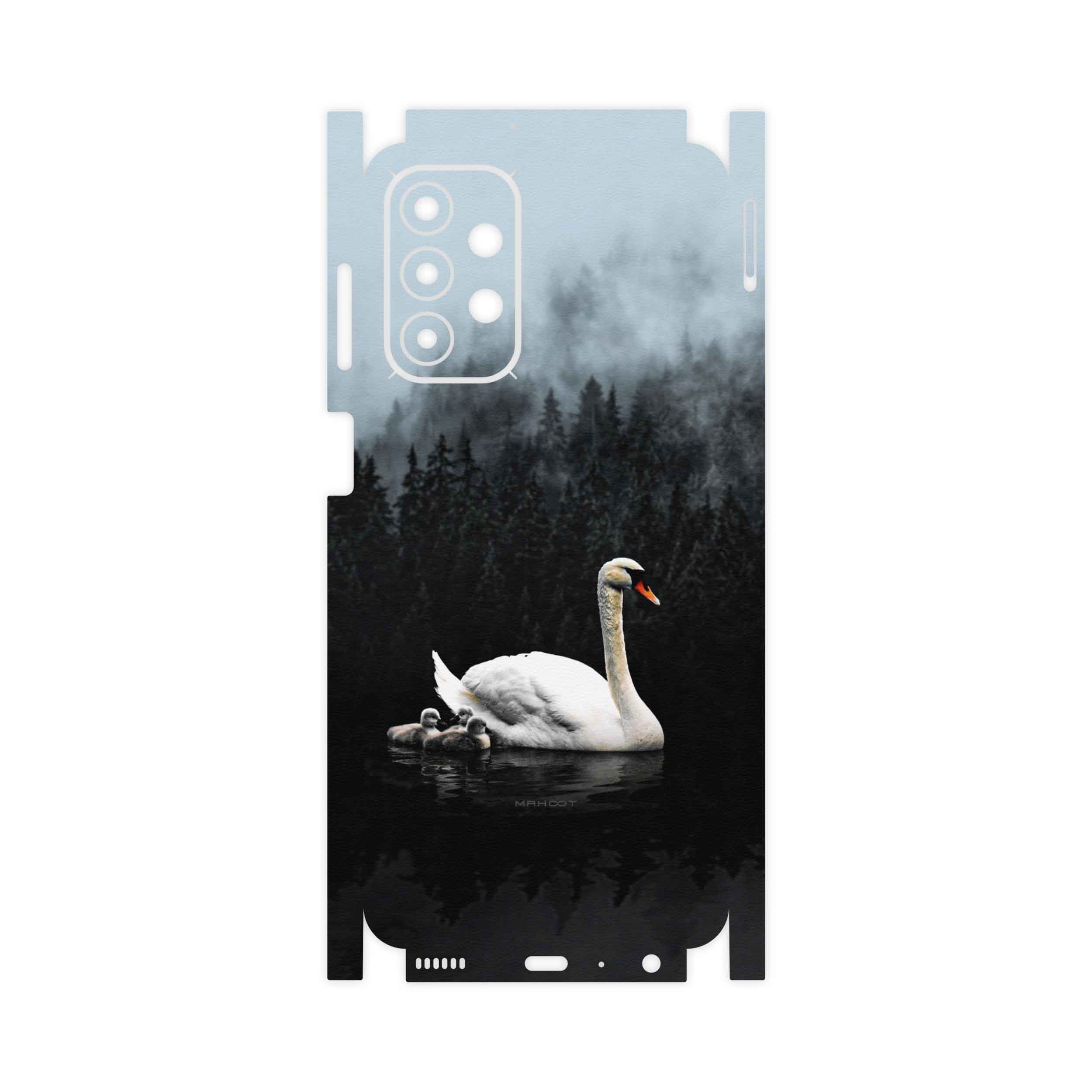 برچسب پوششی ماهوت مدل Swan-Lake-FullSkin مناسب برای گوشی موبایل سامسونگ Galaxy A23
