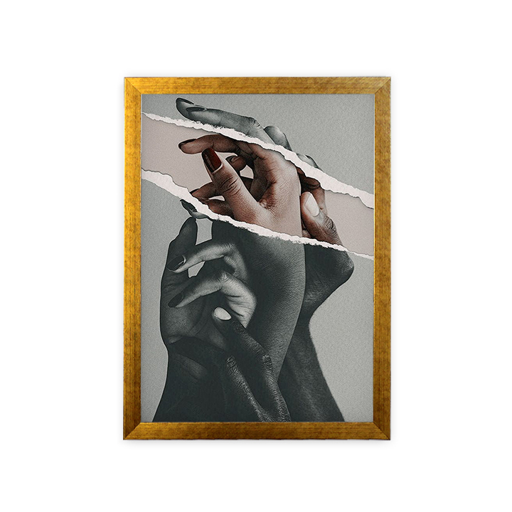 تابلو دکوراتیو مدل رقص دست TC27T