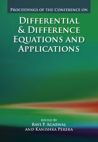 خرید و دانلود نسخه کامل کتاب Proceedings of the conference on differential and difference equations and applications