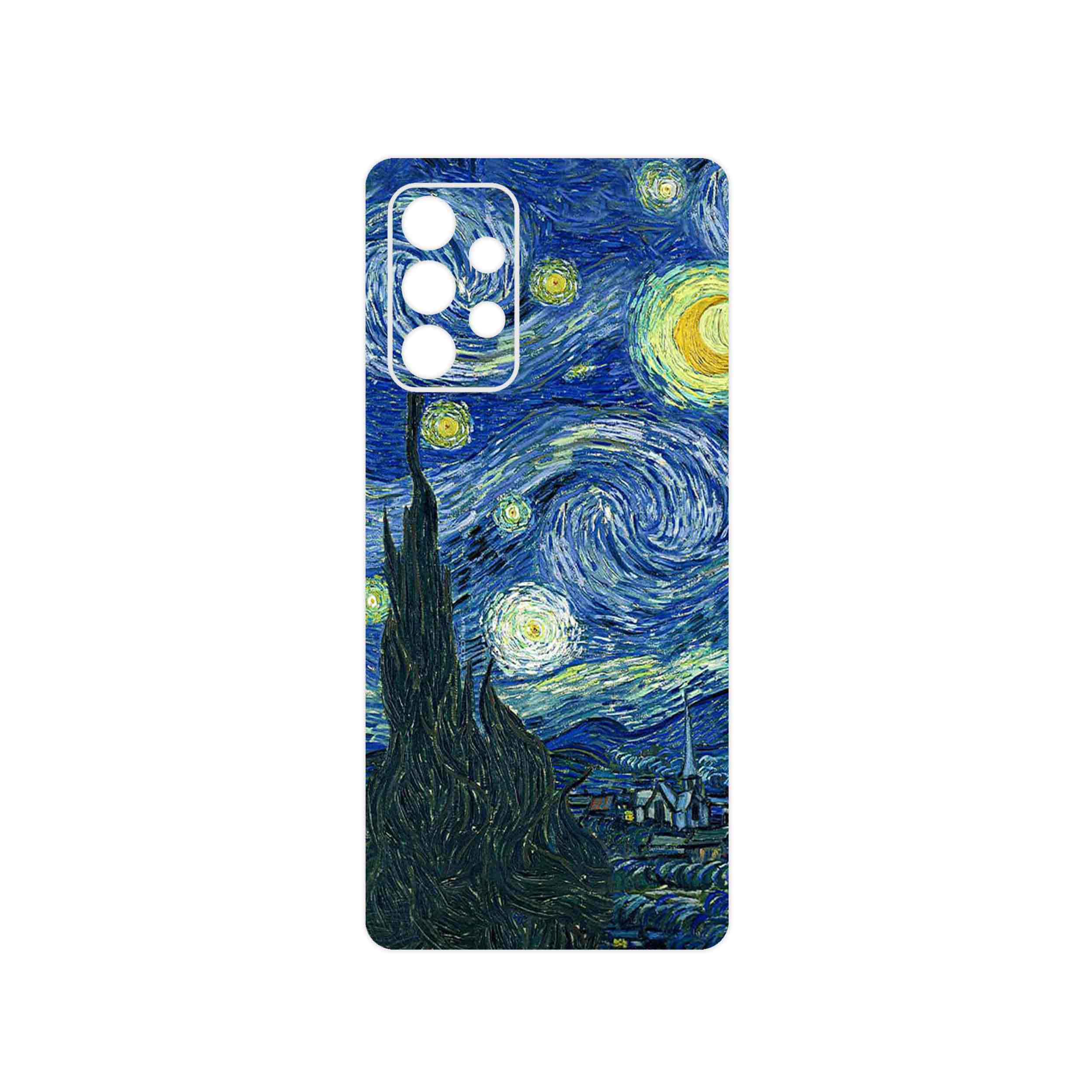 برچسب پوششی ماهوت مدل The Starry Night of van Gogh مناسب برای گوشی موبایل سامسونگ Galaxy A52s 5G