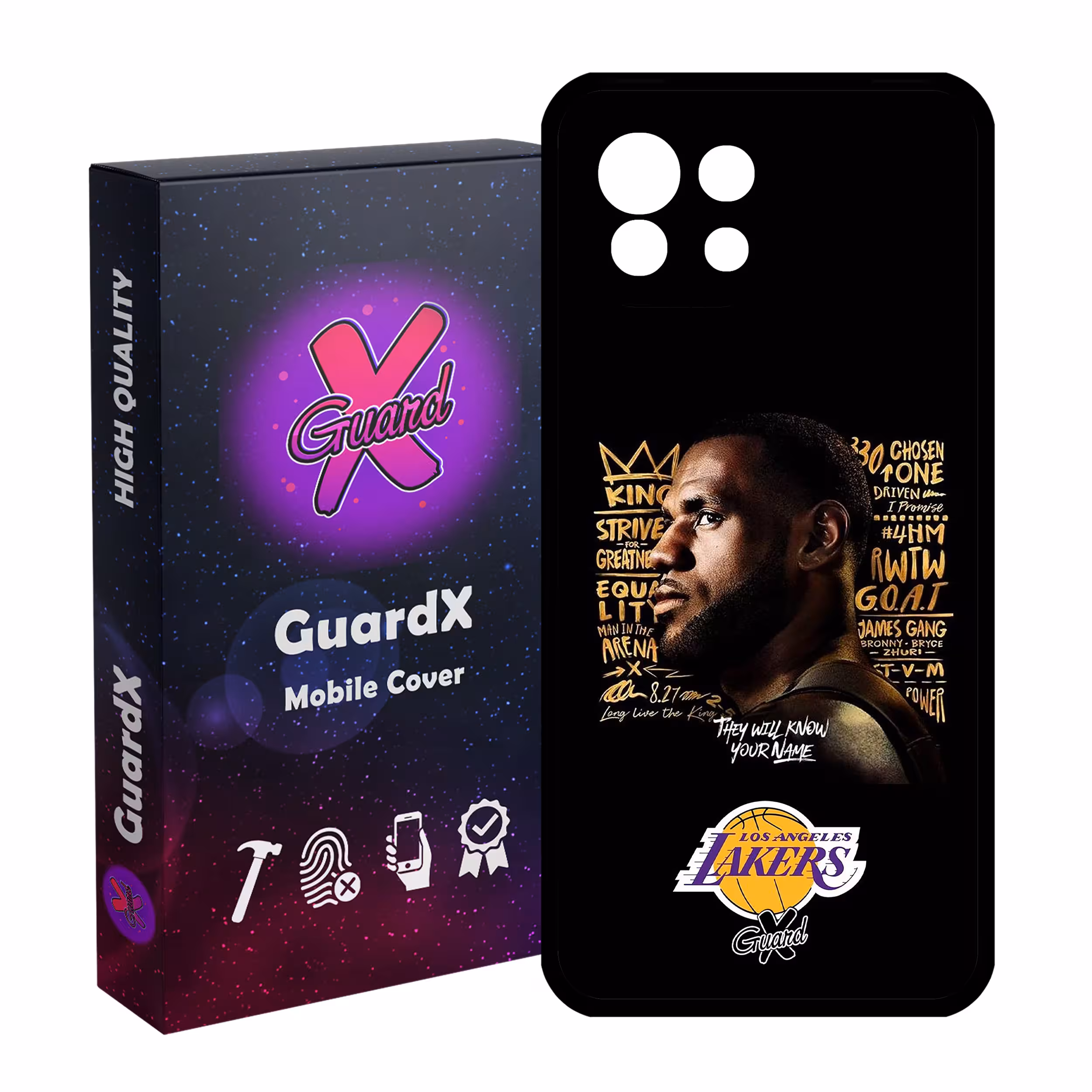 کاور گارد ایکس طرح Lebron James مدل Glass10120 مناسب برای گوشی موبایل شیائومی Mi 11 Lite