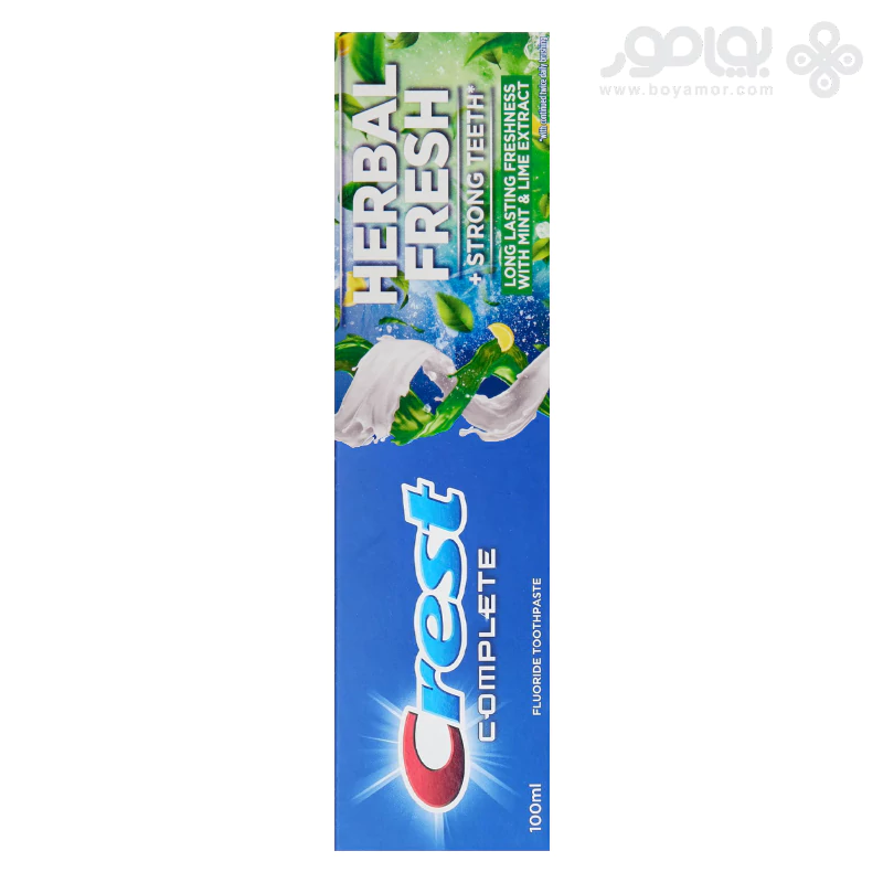 خمیر دندان کرست کامپلیت مدل HERBAL FRESH حجم 100 میل