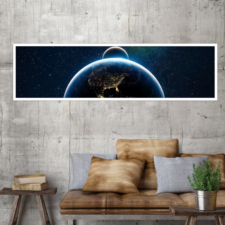 تابلو بکلیت طرح کهکشان و سیاره مدل W-7804