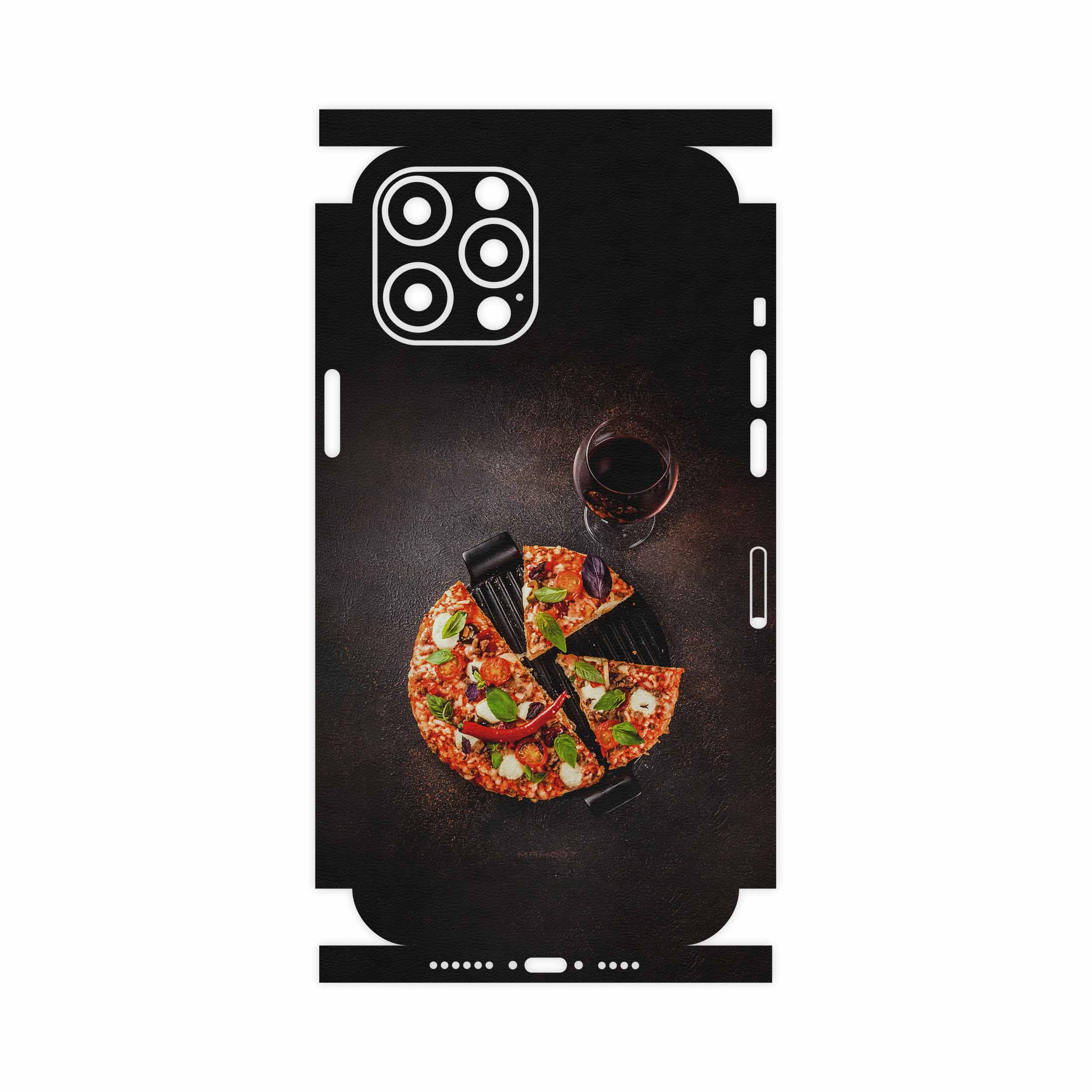 برچسب پوششی ماهوت مدل Pizza-FullSkin مناسب برای گوشی موبایل اپل iPhone 12 Pro Max
