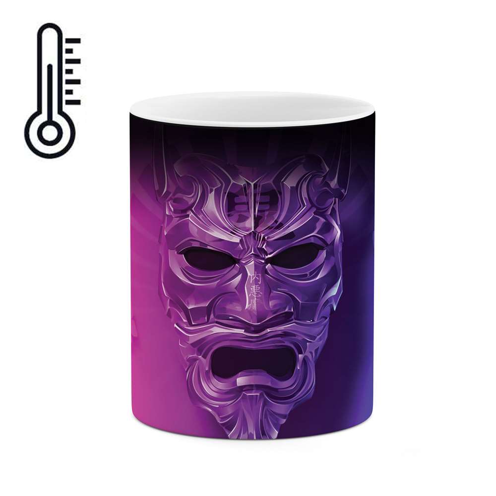 ماگ حرارتی طرح نقاب مدل mgp00278