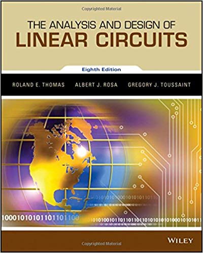 󾕇 دانلود کتاب The Analysis And Design Of Linear Circuits, 8th ed, 2016 - دانلود کتاب های دانشگاهی