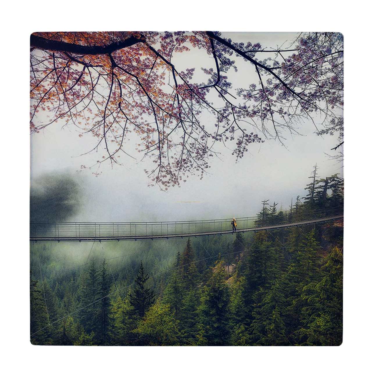  کاشی کارنیلا طرح دریا و جنگل کد wkk787