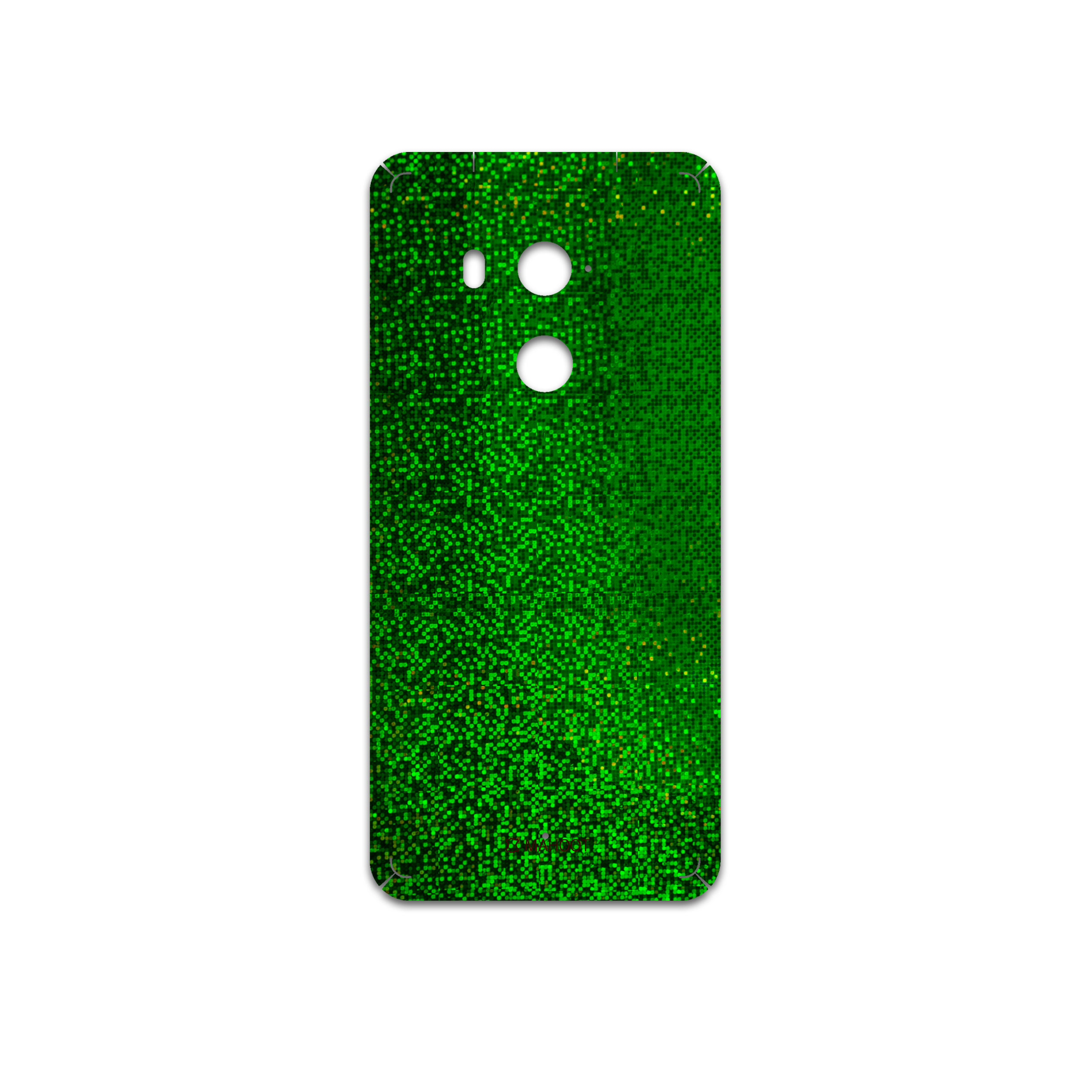 برچسب پوششی ماهوت مدل Green-Holographic مناسب برای گوشی موبایل اچ تی سی U11 Plus