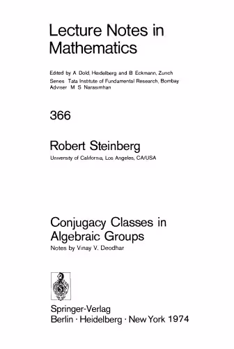 خرید و دانلود نسخه کامل کتاب Conjugacy Classes in Algebraic Groups