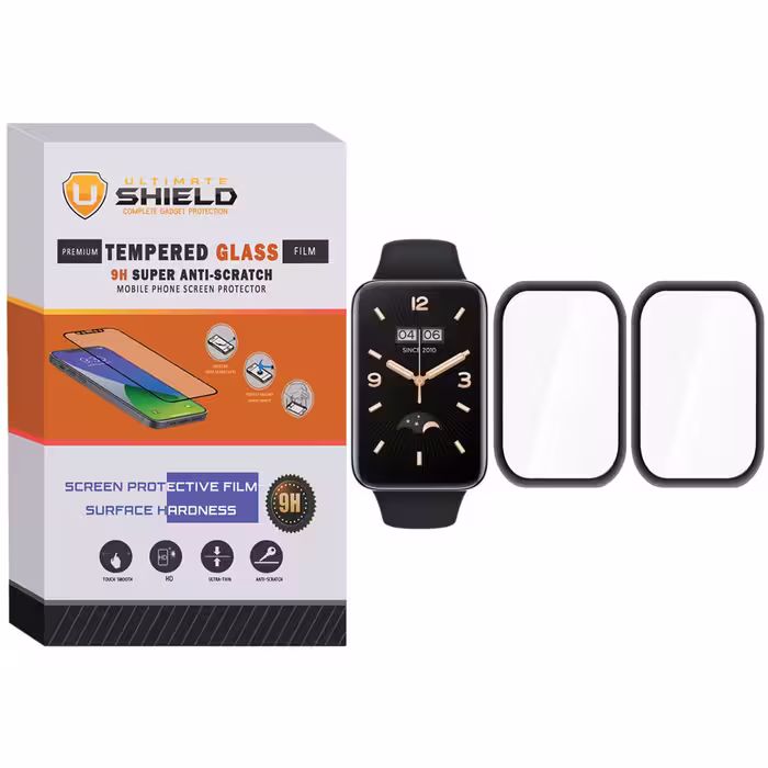 محافظ صفحه نمایش نانو آلتیمیت شیلد مدل NUL مناسب برای ساعت هوشمند شیایومی Mi Band 7 Pro بسته دو عددی