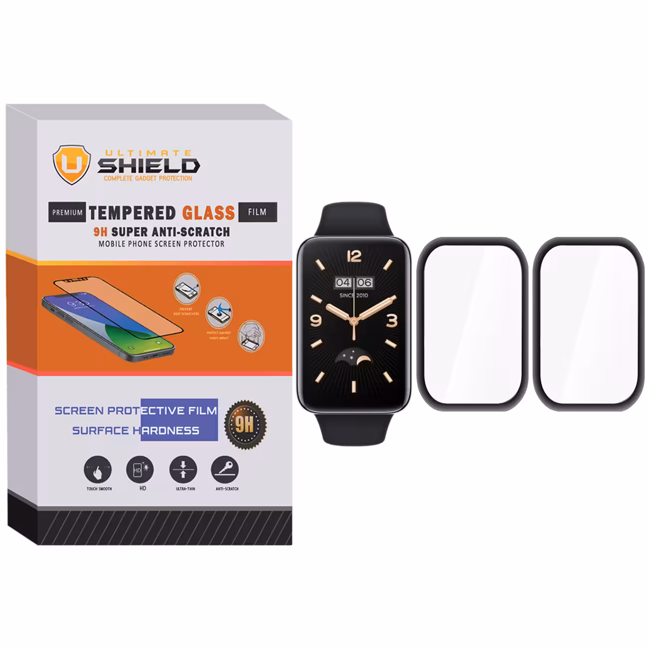 محافظ صفحه نمایش نانو آلتیمیت شیلد مدل NUL مناسب برای ساعت هوشمند شیایومی Mi Band 7 Pro بسته دو عددی