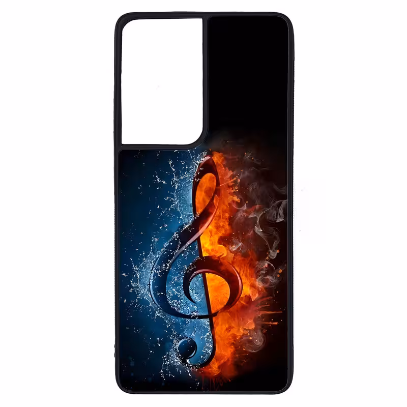 کاور طرح نت موسیقی کد G-042 مناسب برای گوشی موبایل سامسونگ Galaxy S21 Ultra | دیجی قاب دونی