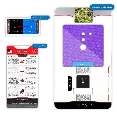 برچسب پوششی ماهوت مدل Purple-Fiber مناسب برای گوشی موبایل آنر 6X