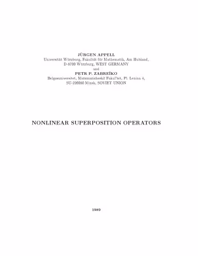 خرید و دانلود نسخه کامل کتاب nonlinear superposition operators