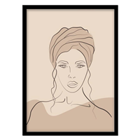 قیمت و خرید تابلو دکوراتیو مدل پرتره مدرن و مینیمال کد 1283