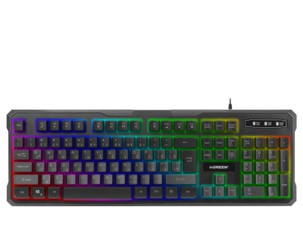 کیبورد مخصوص بازی گرین مدل GK601-RGB - دوسو آی تی