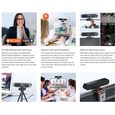 وب کم دپس تچ مدل 4K 2021